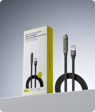 🔥 2-in-1 Fast Charging Cable + Phone Stand