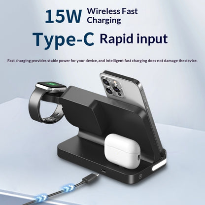 Clock Alarm Compatible With Mobile Phones Smartwatches Headphones And Wireless Chargers