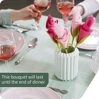 Origami Flower Napkin Storage Rack Tool